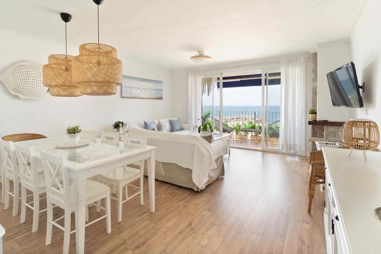 Apartament Apartamento Primera Linea De Mar Con Espectaculares Vistas Sant Pol De Mar Zewnętrze zdjęcie