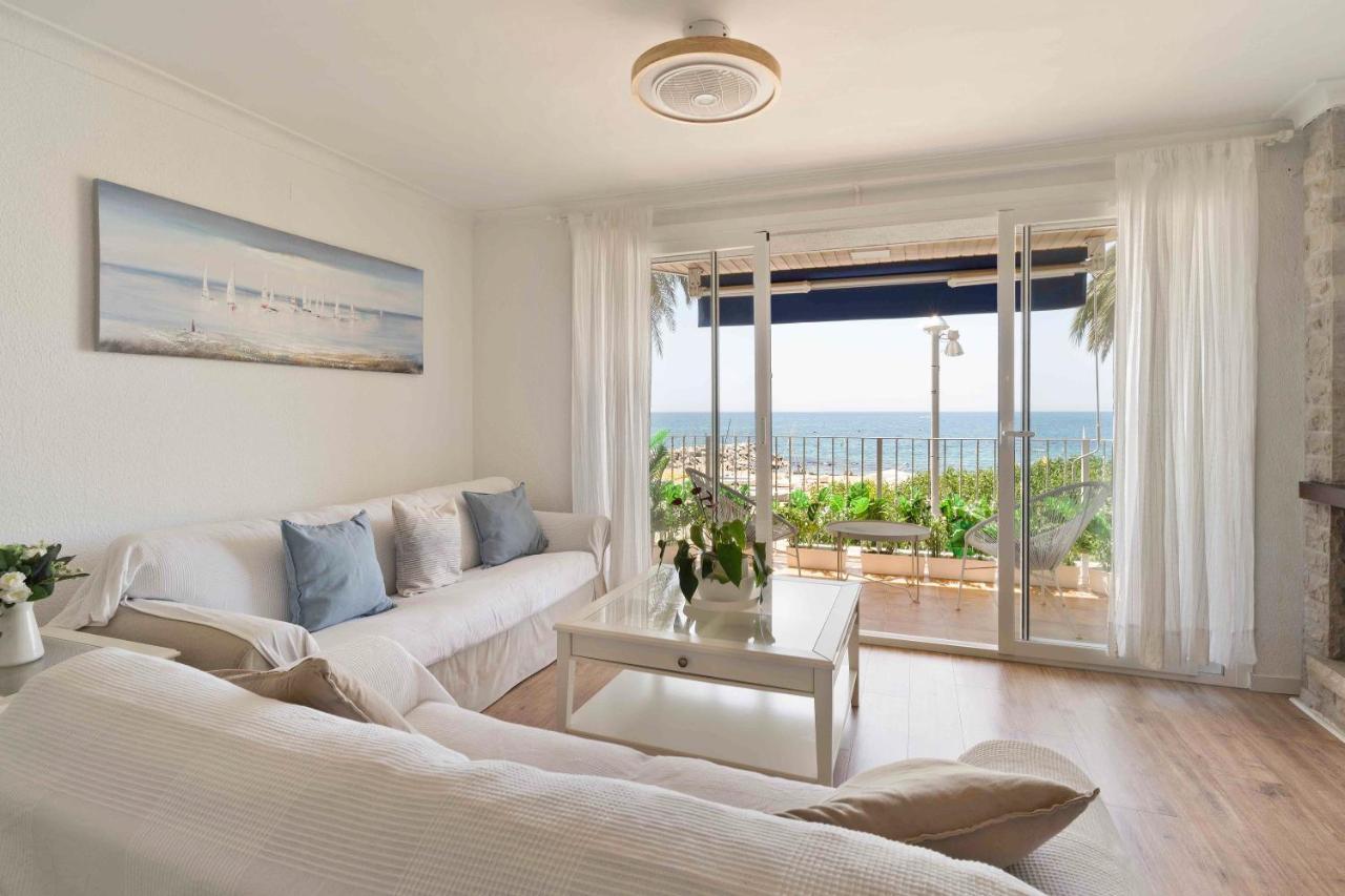 Apartament Apartamento Primera Linea De Mar Con Espectaculares Vistas Sant Pol De Mar Zewnętrze zdjęcie