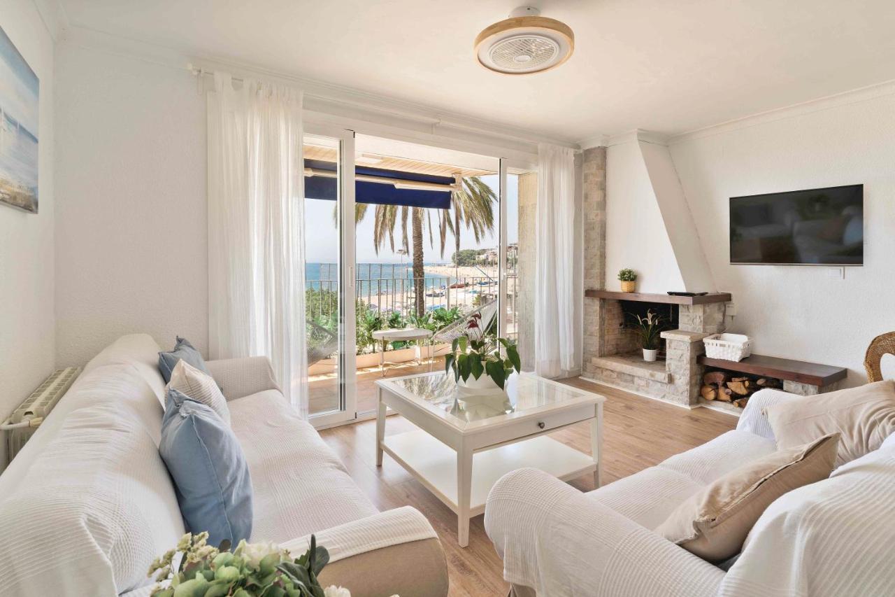 Apartament Apartamento Primera Linea De Mar Con Espectaculares Vistas Sant Pol De Mar Zewnętrze zdjęcie